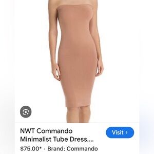 commando minimalist tube dress!
